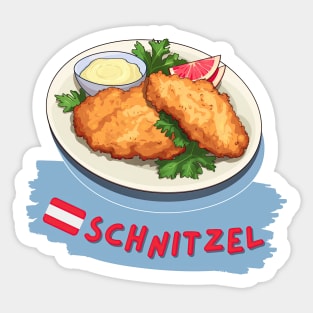 Schnitzel | Austrian food Sticker